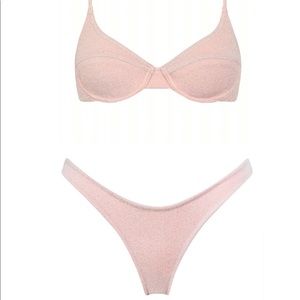 Triangle Bikini Lina Blush NWOT